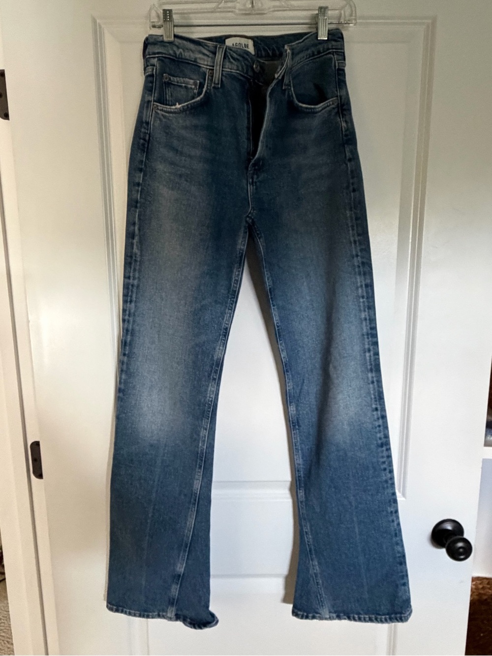 Agolde Blue Flare Jeans